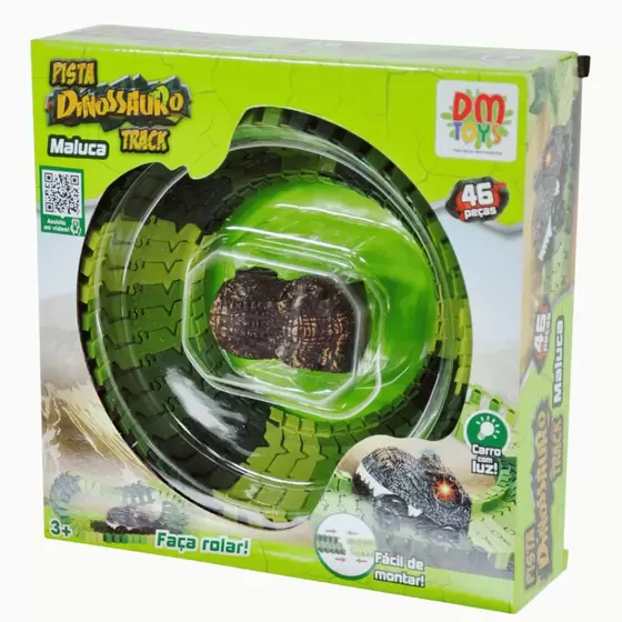 Pista Dinossauro Track Maluca 46 Peças