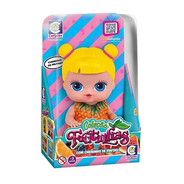 Boneca Coleção Frutinha Abacaxi