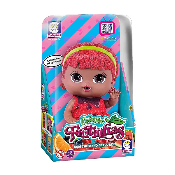 Boneca Coleção Frutinhas Morango c/ Chocolate