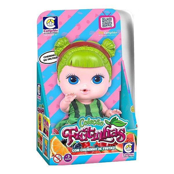 Boneca Bebe Frutinhas Com Cheirinho De Melancia