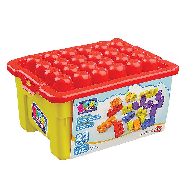 Box Blocos  22 peças