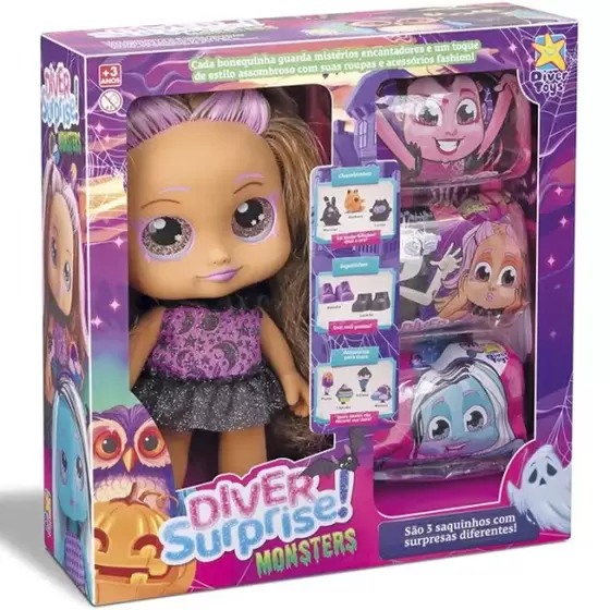Boneca Diver Surprise Monsters Lobelita