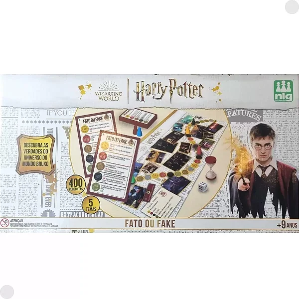 Jogo Temático Harry Potter Fato ou Fake