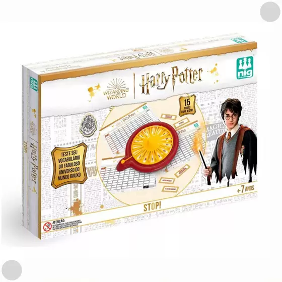 Jogo Educativo Stop Harry Potter Universo Hogwarts