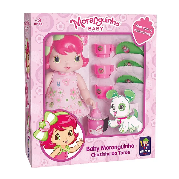Boneca Baby Moranguinho Chazinho da tarde