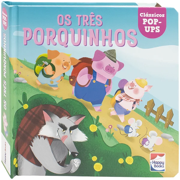 Livro Clássicos Pop-Ups Os Três Porquinhos