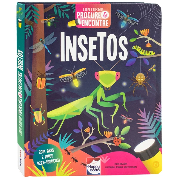 Livro Lanterna Procure e Encontre Insetos