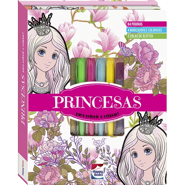 Meu Super Kit Brilhante De Arteterapia Princesas