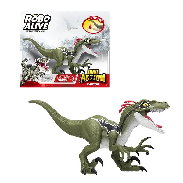 Robô Alive Dino Action Raptor