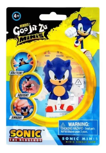 Boneco Estica Mini Heroes Goo Jit Zu Sonic Sortidos