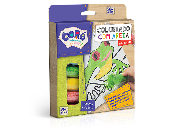 Colorindo Com Areia Meu Jardim