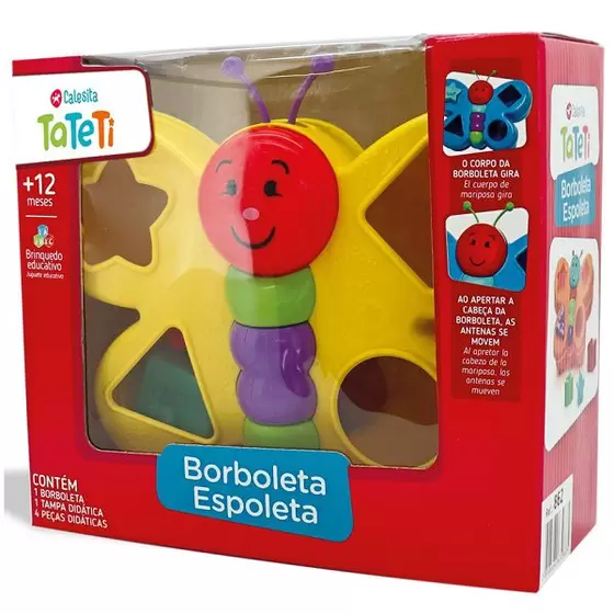 Borboleta Espoleta Didática Sortidas