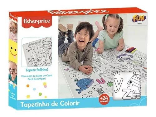 Fisher Price Tapete Para Colorir Com Giz De Cera