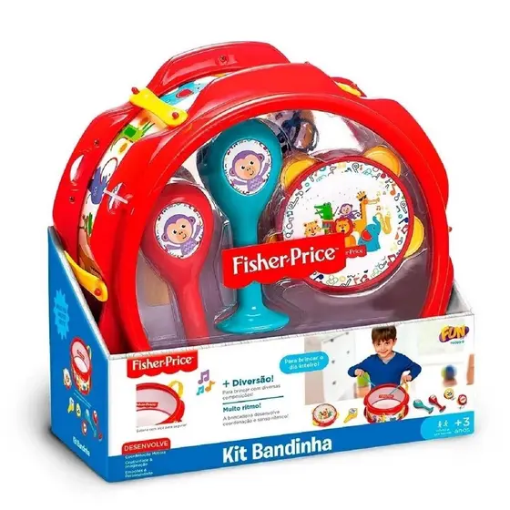 Kit Bandinha Musical Fisher-Price Infantil