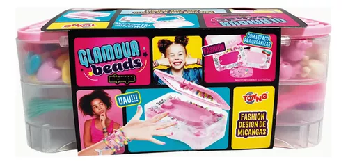 Kit Miçangas Glamour Beads Maleta