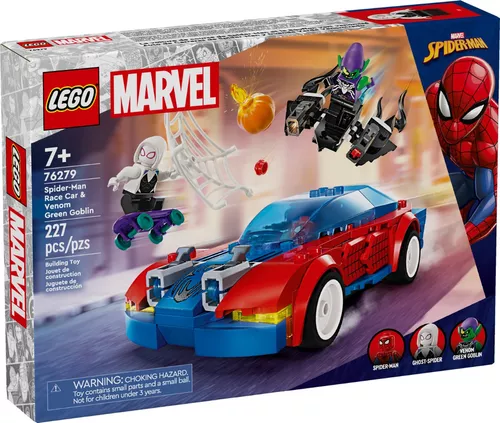 Lego Marvel Carro De Corrida Do Homem-Aranha e Venom
