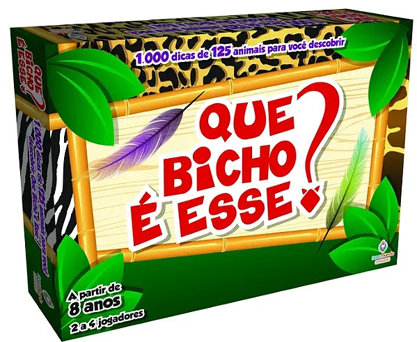 Jogo de Tabuleiro Que Bicho é Esse?