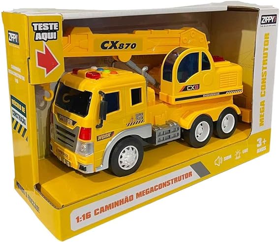 Caminhão Mega Construtor Guindaste