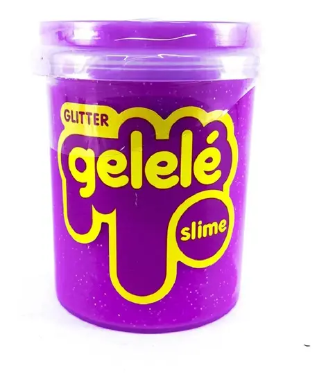 Pote Slime Gelelé Com Glitter Sortidos