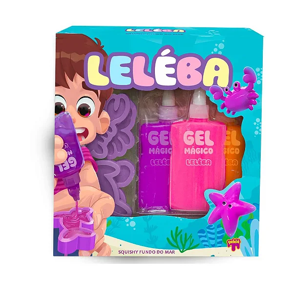 Slime Leleba Gel Mágico Mar Gelelé