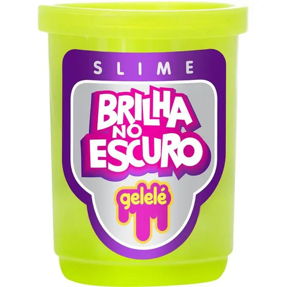 Pote Slime Gelelé Brilha No Escuro Sortidos