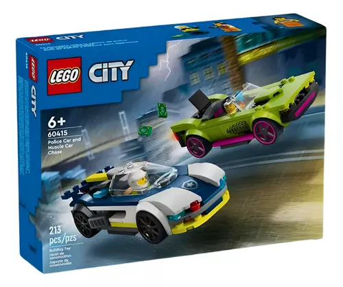 Lego City Perseguição De Carro Da Polícia E Muscle Car