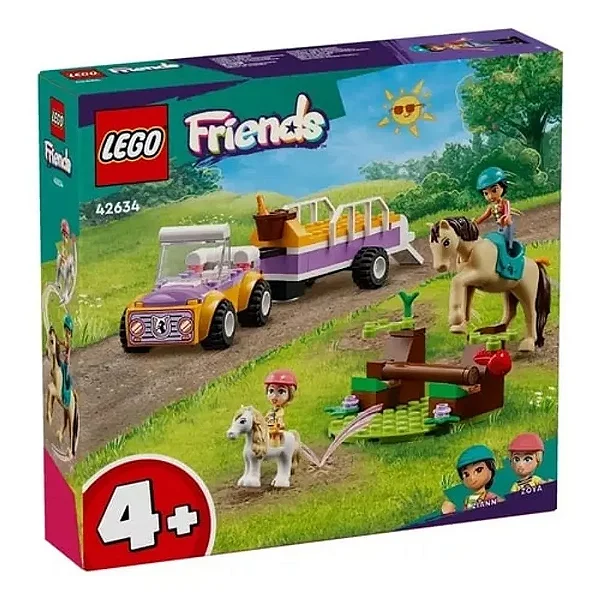 Lego Friends Trailer Com Cavalo e Pônei