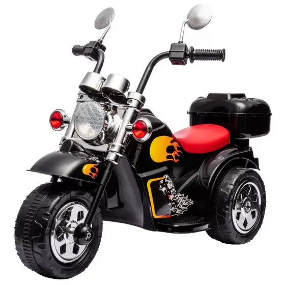 Mini Moto Elétrica Infantil Harley 6v Preto