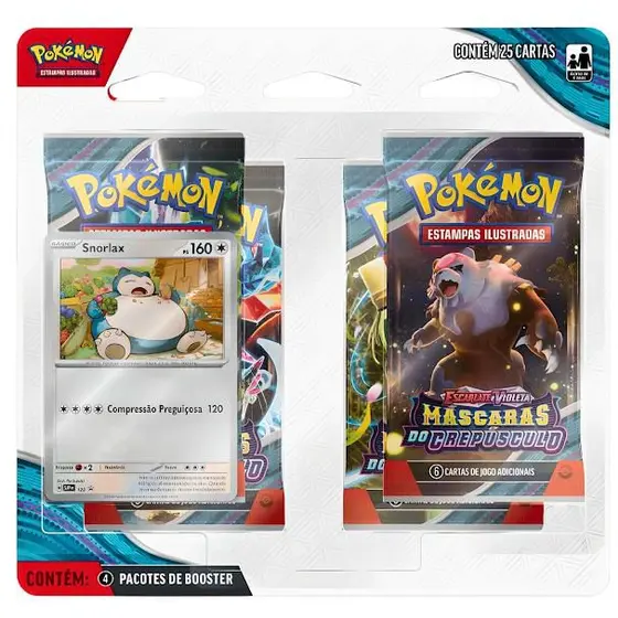 Pokémon EV6 Blister Quadruplo Mascaras Do Crepúsculo