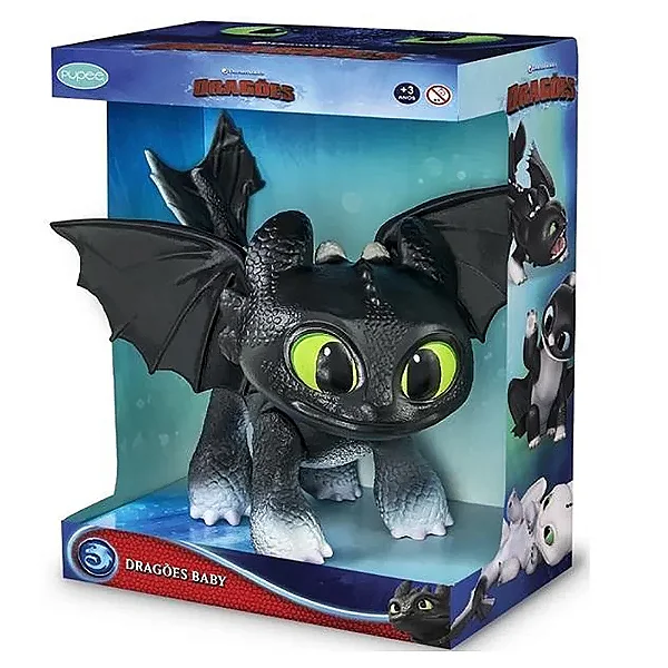 Boneco Baby Eclipse Como Treinar Seu Dragão