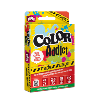 Jogo De Cartas Color Addict Cartucho