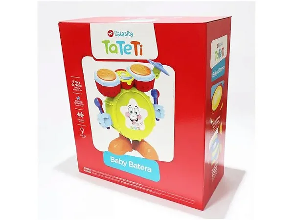 Bateria Baby Batera c/ Luz e Som