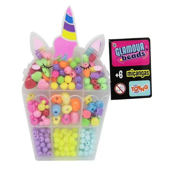 Kit Micangas Estojo Unicornio