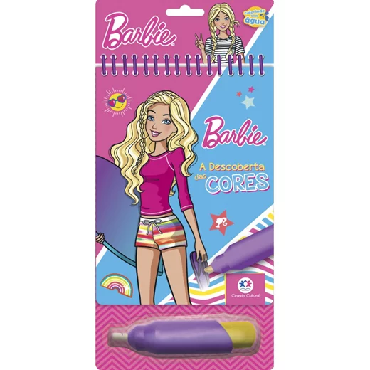 Livro Aquabook Barbie A Descoberta Das Cores