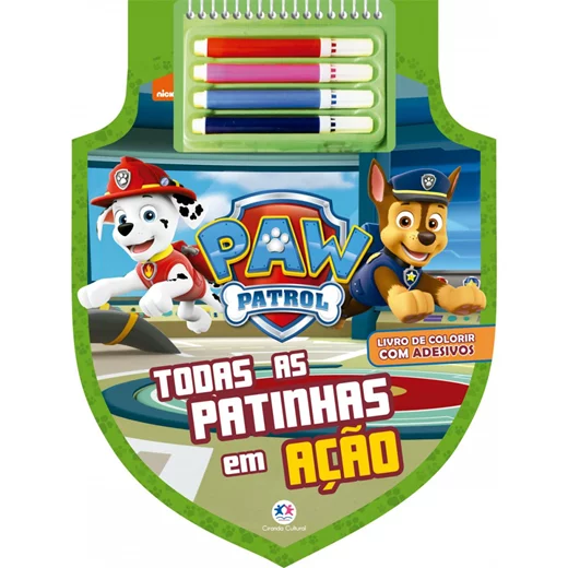 Livro Patrulha Canina Todas As Patinhas Em Ação