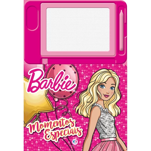 Livro Lousa Magnética Barbie Momentos Especiais