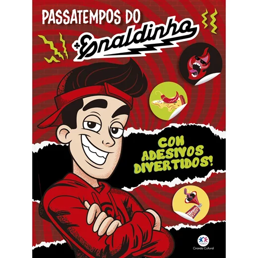 Livro Adesivos Enaldinho Passatempos Do Enaldinho