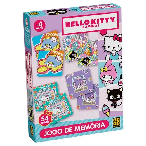 Jogo Da Memória Hello Kitty e Amigos