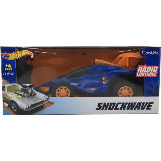Carrinho Controle Remoto Hot Wheels Veículo Shockwave