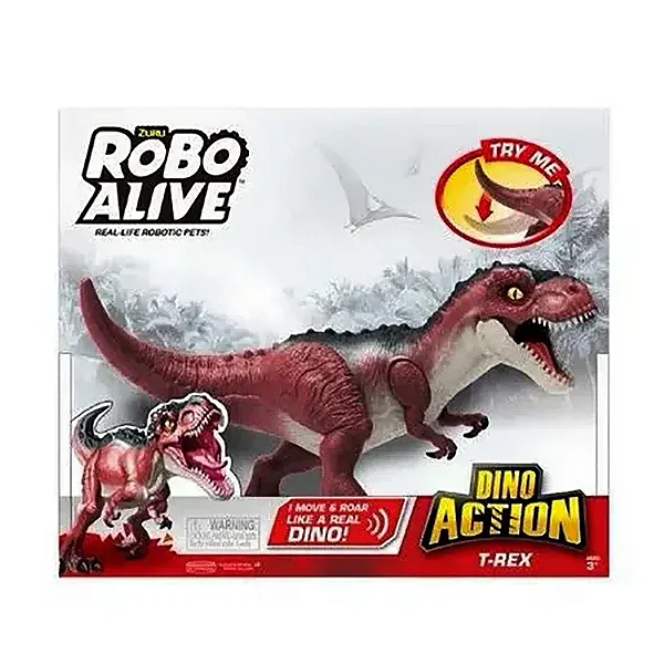 Dinossauro Zuru Robo Alive Dino Action T-Rex