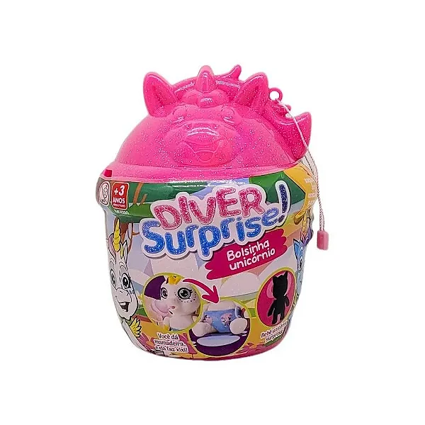 Diver Surprise Bolsinha Unicórnio Sortidos