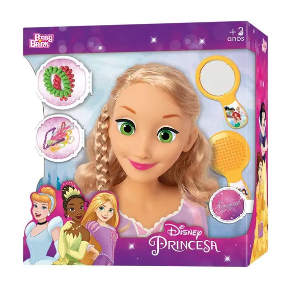 Boneca Busto Styling Head Rapunzel