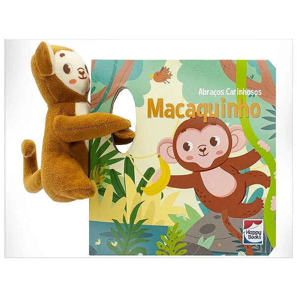 Livro Abraços Carinhosos Macaquinho