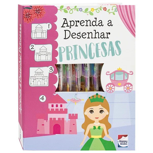 Livro Aprenda a Desenhar Princesas