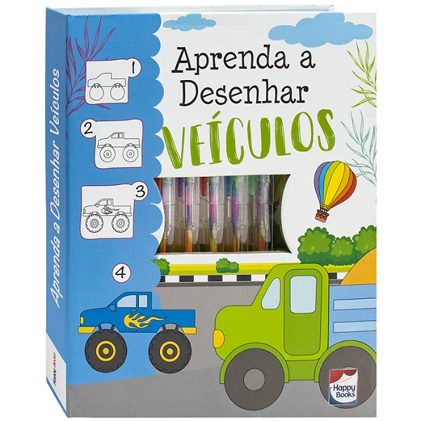 Livro Aprenda a Desenhar Veículos