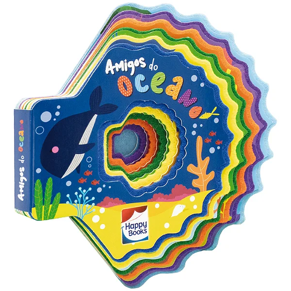 Livro Feltros Curiosos Amigos do Oceano