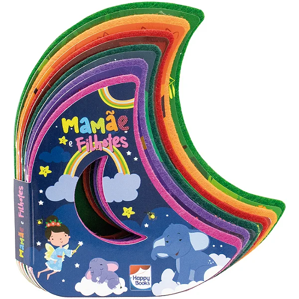 Livro Feltros Curiosos Mamães e Filhotes