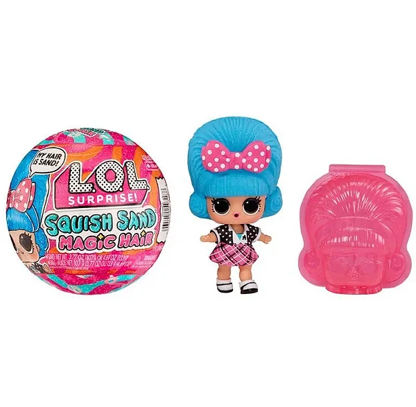 Boneca LOL Surprise Squish Sand Magic Hair Tots