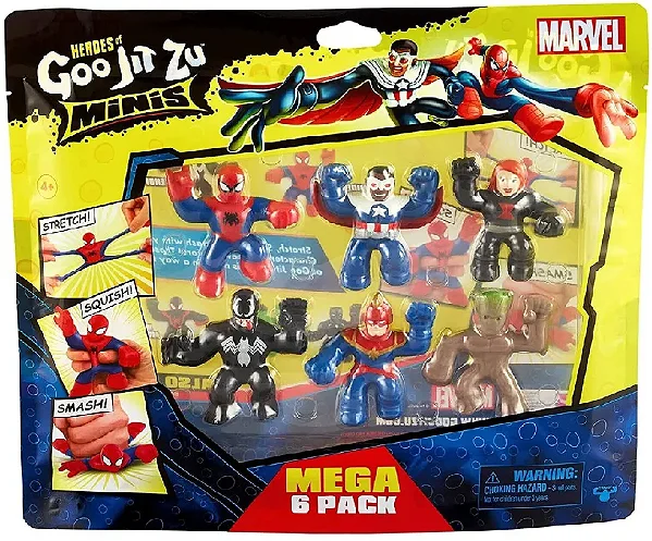 Mega Pack 06 Heroes Of Goo Jit Zu Minis Marvel