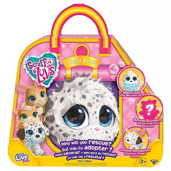Pelúcia Adotados Scruff a Luvs Real Pets
